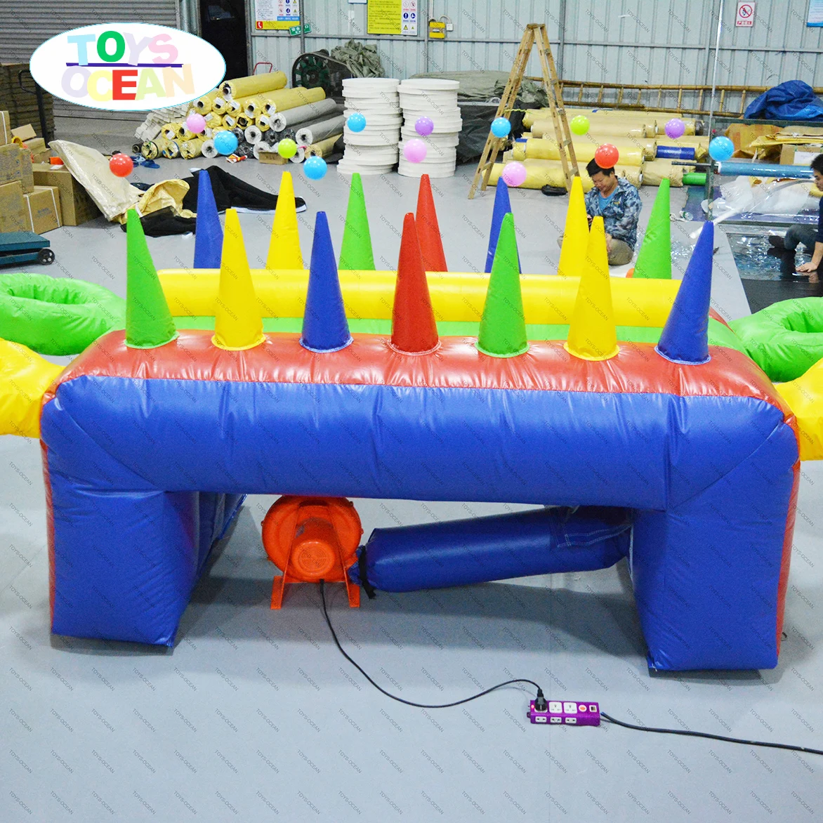 Factory Custom Event Party Competition Game Air Juggler Game inflatable Floating Ball Game