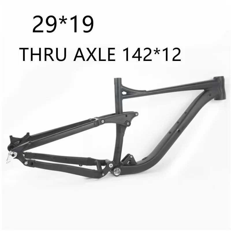 HIMALO Bicycle Frame 27.5/29ER Full Suspension Frame 142*12Mm Aluminum Alloy Mountain Bike