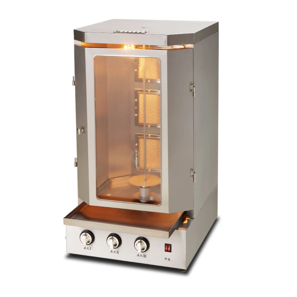 Hot Sale Stainless Steel Kebab Corn And Meat Roasting Machine Automatic Grilled Chicken Machine