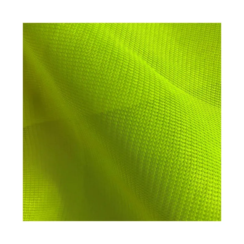 High-Quality Warp Knit Breathable 100% Polyester Serging Mesh Fluorescent Fabric