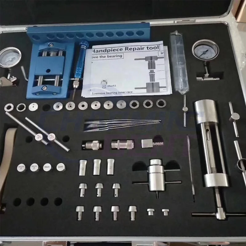 Professional dental handpiece repair kit /  cartridge rotor bearing handpiece repair tool maintenance set