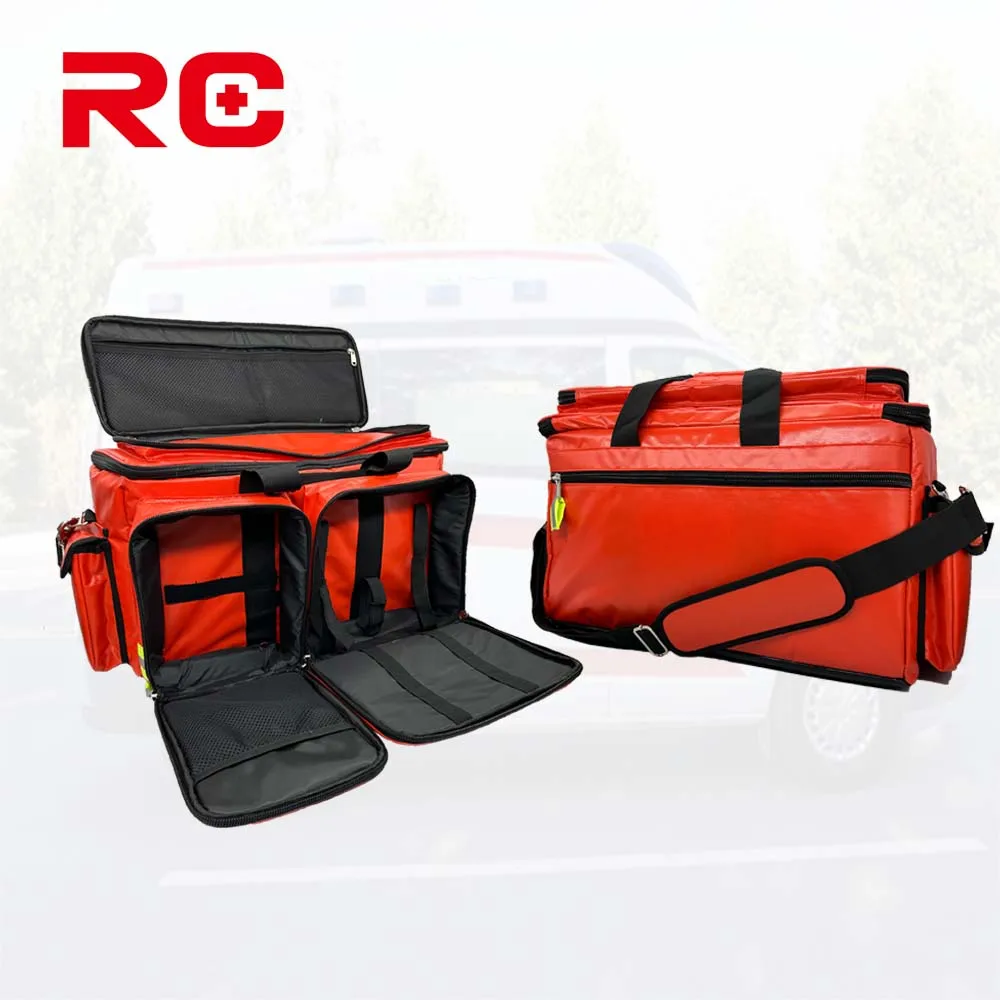 Wholesale China Factory Custom Waterproof Large multi-functional first aid kit bag medical bag with emergency medical supplies