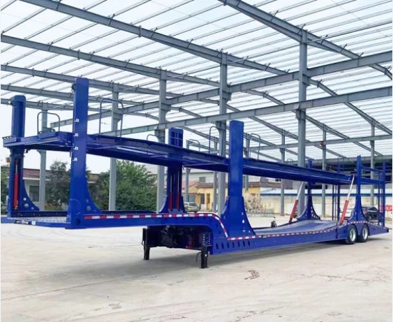 100% New Car Carrier Semi Trailer 2 Axle Two Floor Car Transport Trailer for Sale