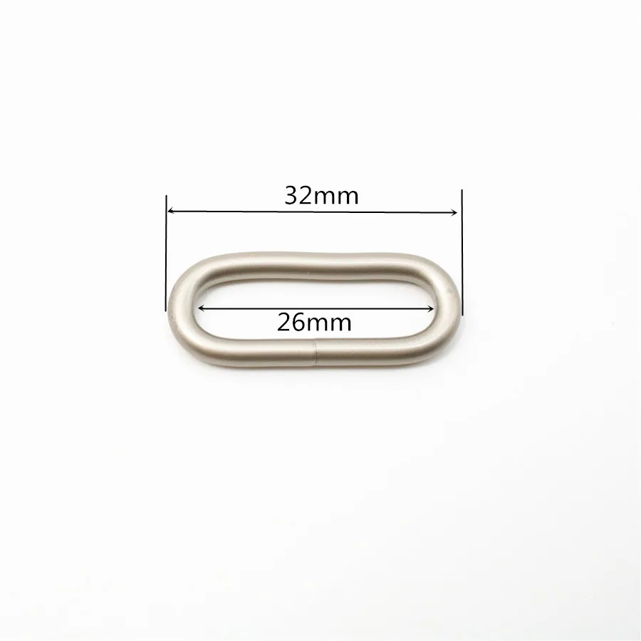 Strap Belt Loop Dog Collar Leads Clasp Hardware 20mm 25mm 38mm Metal Oval Ring Buckle Carabiner Hook For Bag Backpack