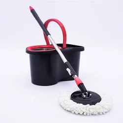 Extensible Telescopic Steel Handle Swivel Magic Mop Spin with Bucket