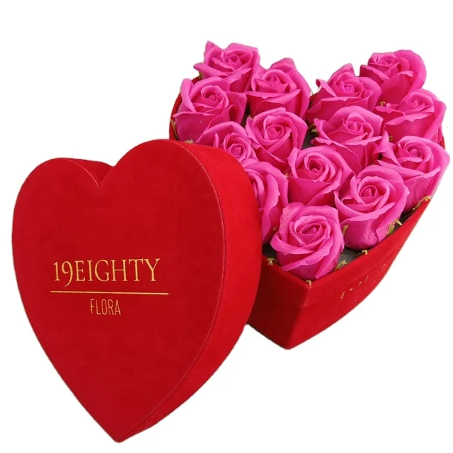 Hot Wedding Candy Chocolate Packaging Heart Shaped boxes For Flower Chocolate Packaging