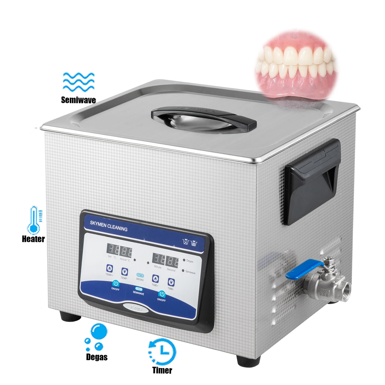 Ultrasonic Cleaners  Ultrasonic Machine 10L Digital Sonic Cleaner suitable for cleaning jewelry