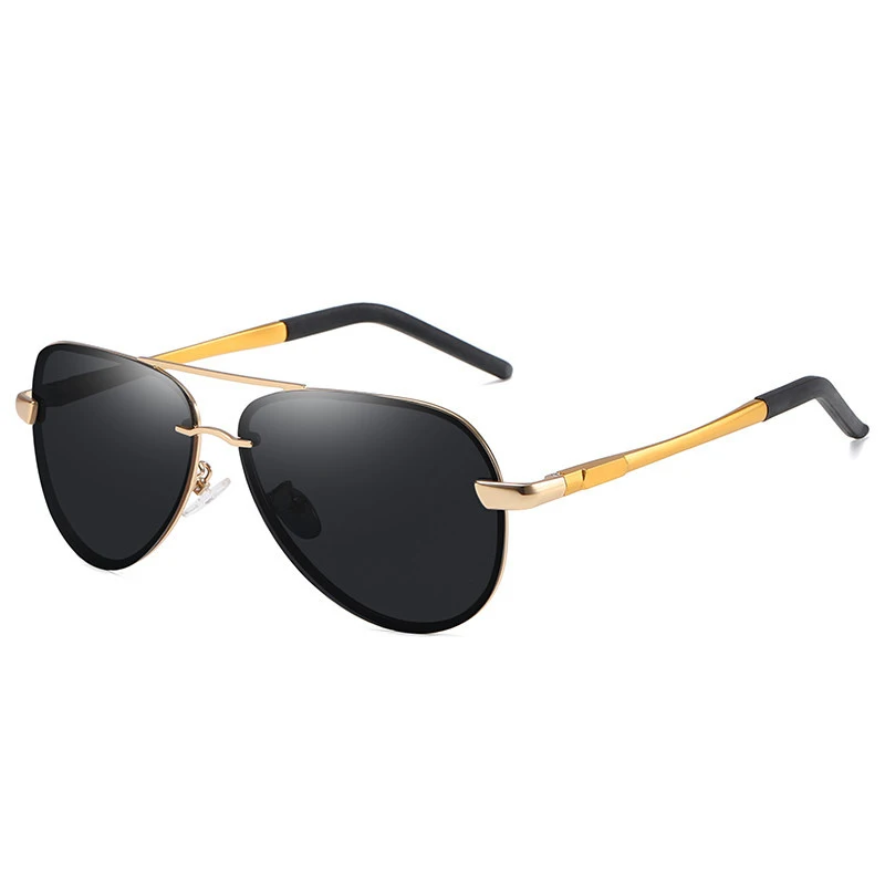 Солнцезащитные очки Gafas De Sol Модные мужские солнцезащитные очки 2022 модные поляризационные солнцезащитные очки-авиаторы в алюминиевой оправе для мужчин и женщин