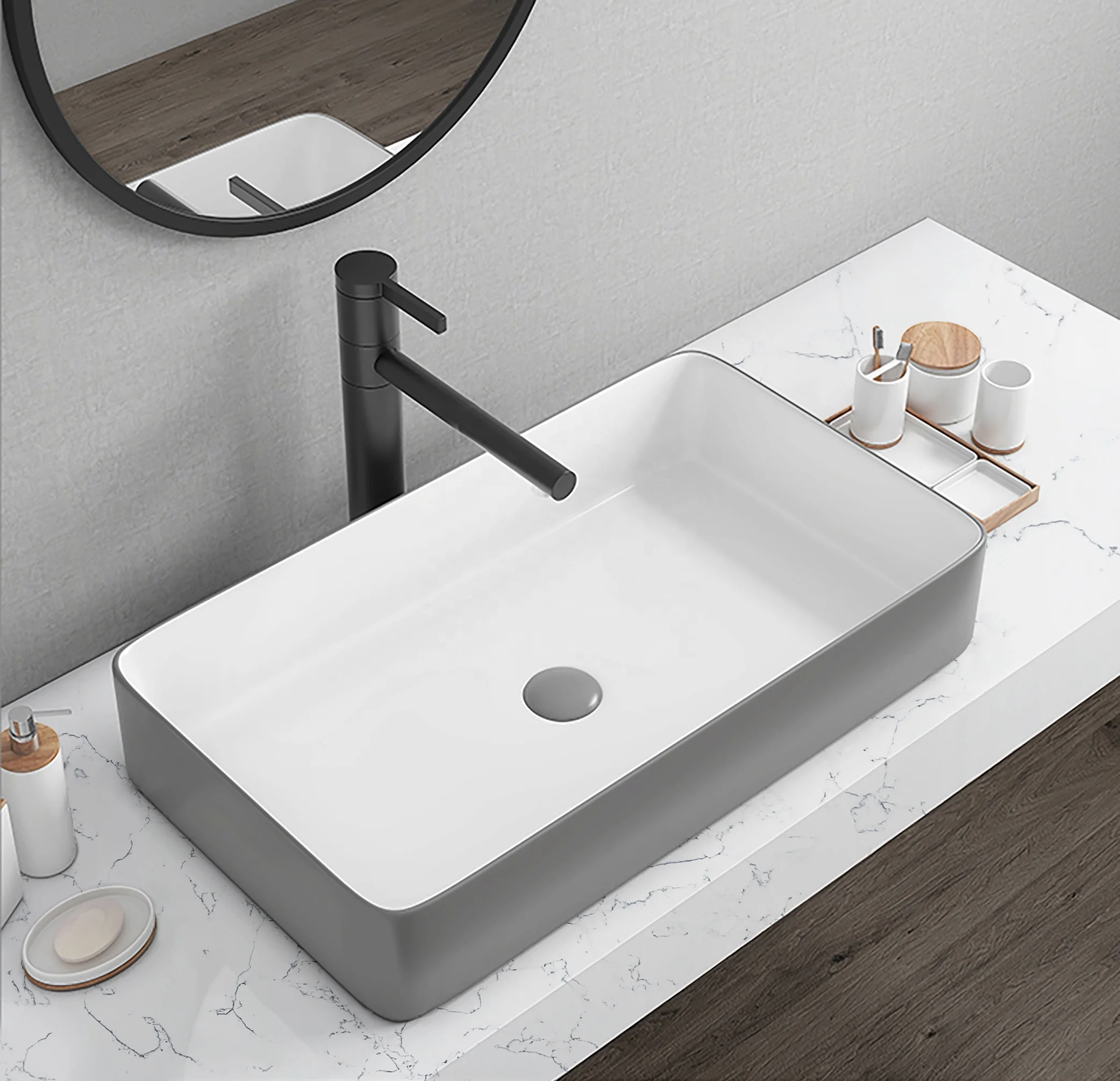 New design low water absorption white artificial marble wall panel shower wallboard