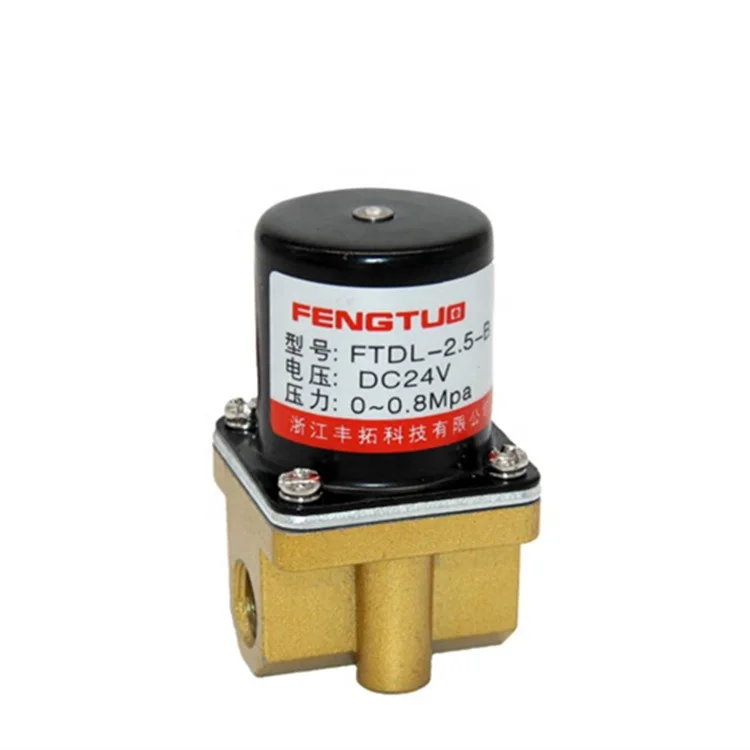 Brass Solenoid Valve for Plasma Cutter and Tig Welder DC24V FTDL-2.5-B