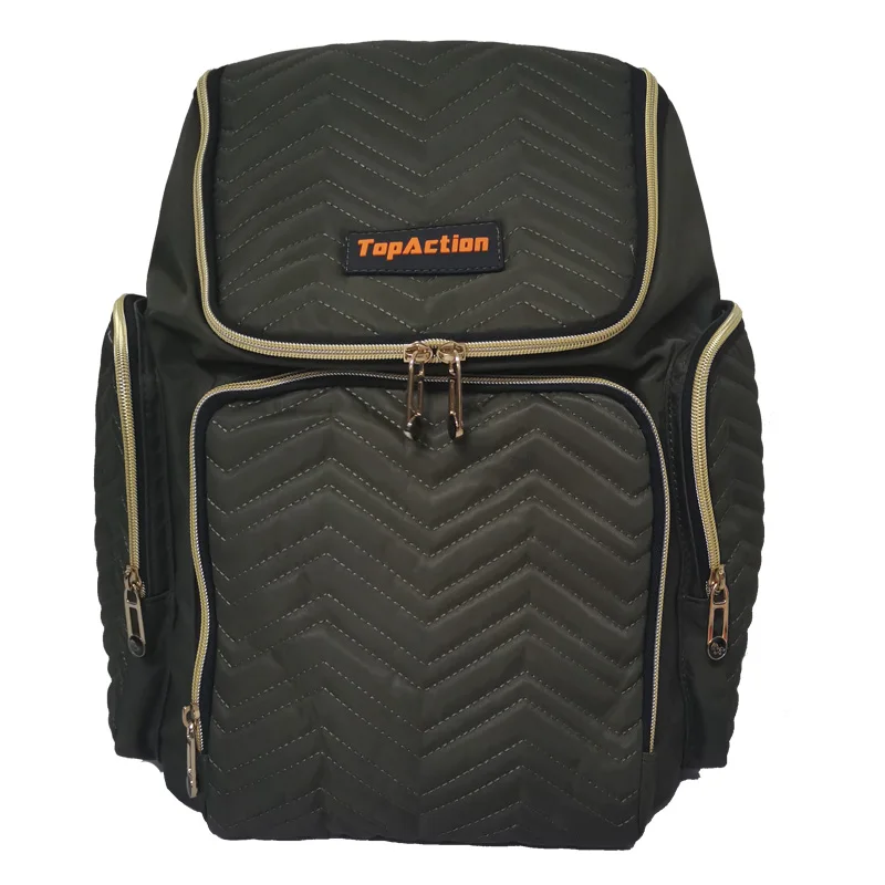 Topaction Wholesale Elegant Baby Stroller Bag Organizer,Luxury Fashion Mummy Bag, Quilted Diaper Bag Backpack For Mom And Dad