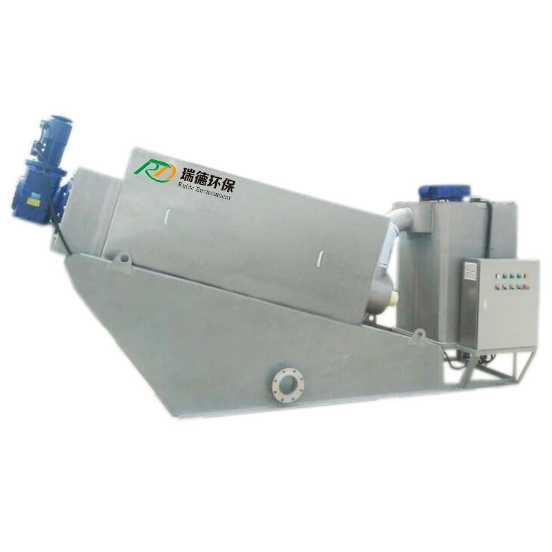 Легкая операция несколько дисковых шлама сушильная машина dewatering декантер Центрифуга