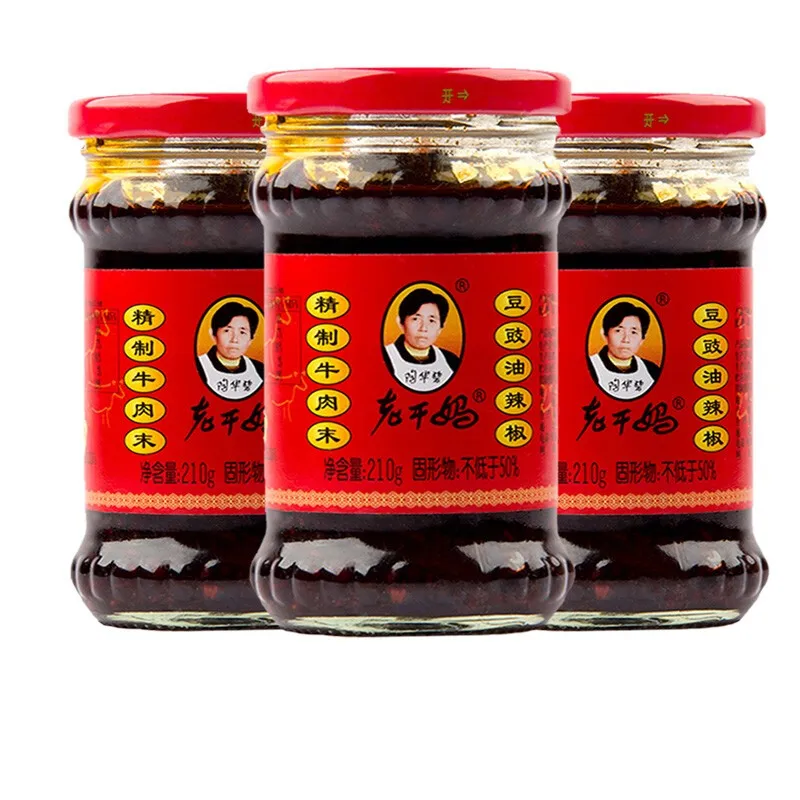 Оптовая продажа приправы 280 г laoganma соус чили вкусный с рисом хорошо продается в Китае для соуса