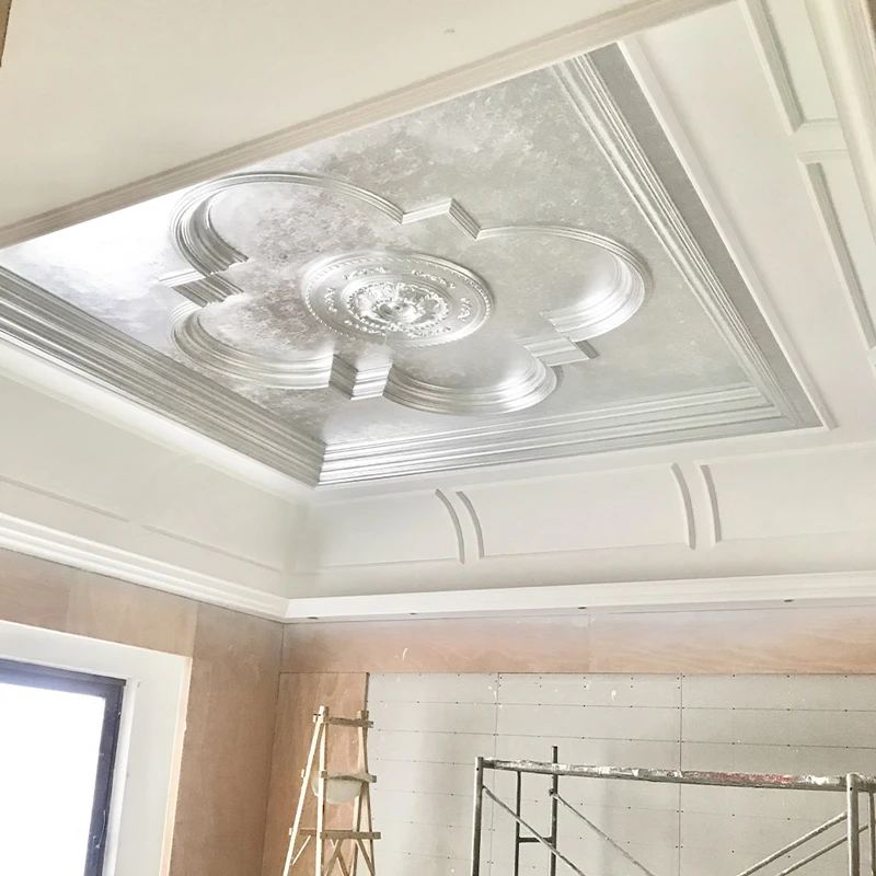 16 x 16 cm Aluminum Leaf Art Craft Ceiling Home Furniture Decorating Gilding Paper Imitation Silver Leaf Foil