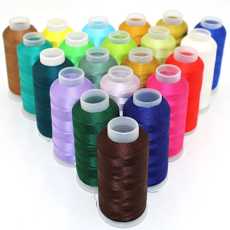 High Tensile Strength 100% Rayon Embroidery Thread