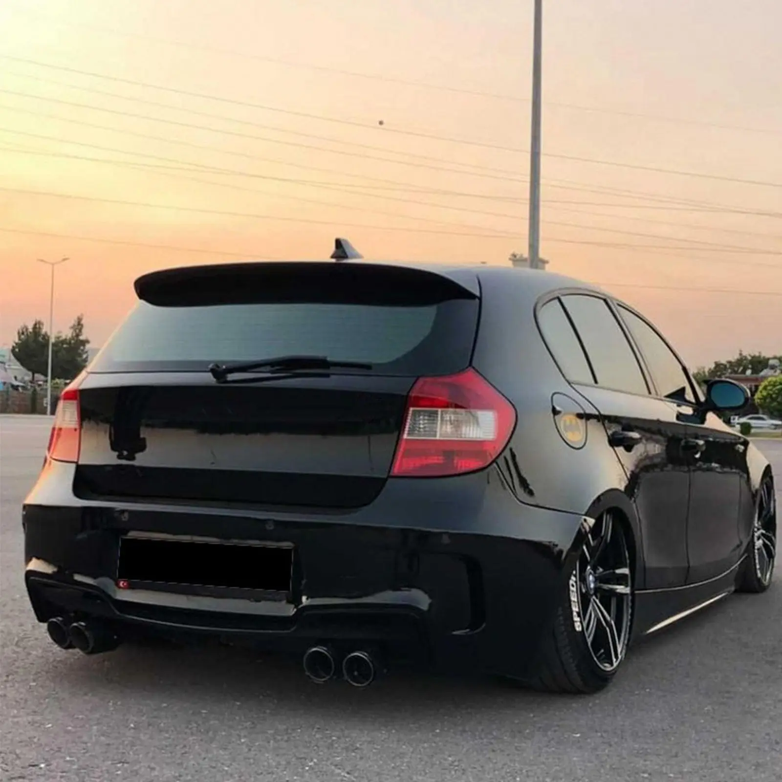 Спойлер на крышу заднего стекла автомобиля комплект кузова спортивный автомобиль Стайлинг для BMW 1 серии E81 E87 118i 120i 2005-2011