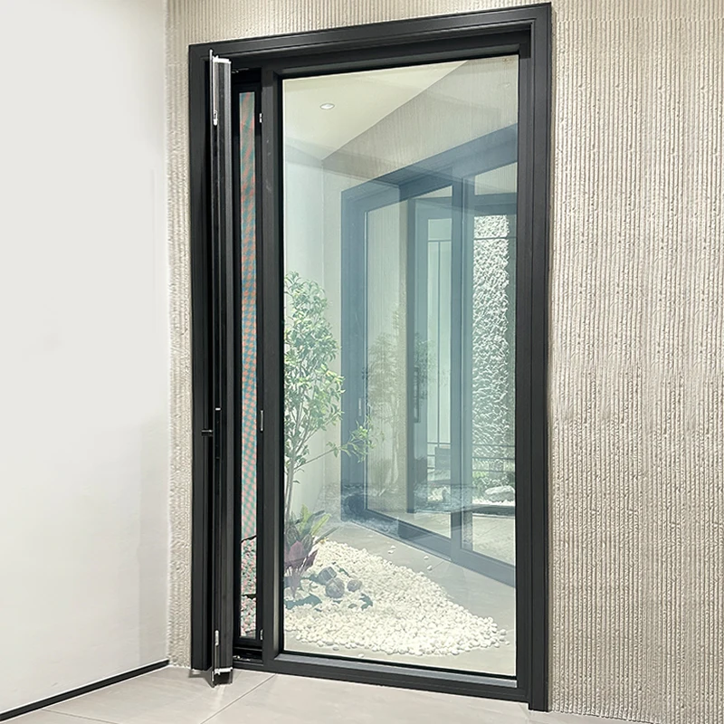 Electric Casement Window System Window Quality Assurance Ventilation Double Inside Opening Aluminum Alloy Horizontal Modern