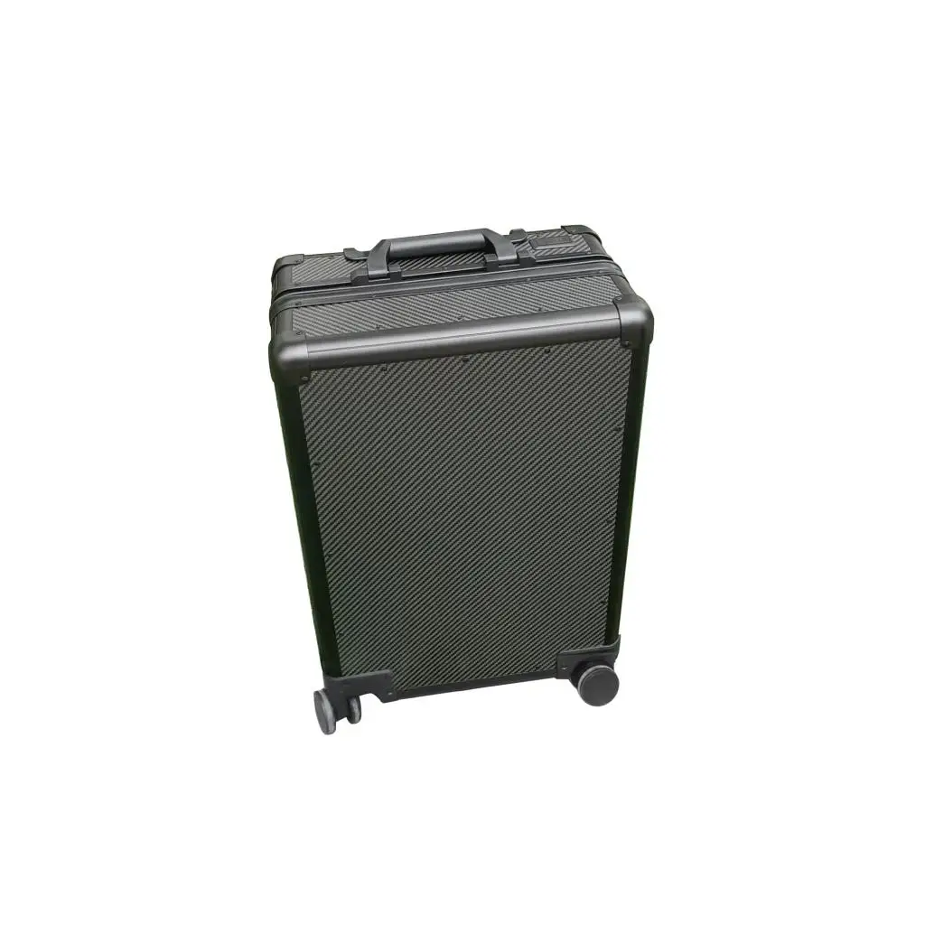 JCSPORTLINE Universal Dry carbon fiber Luggage 20-Inch carbon black Trolley Case lightweight duralble