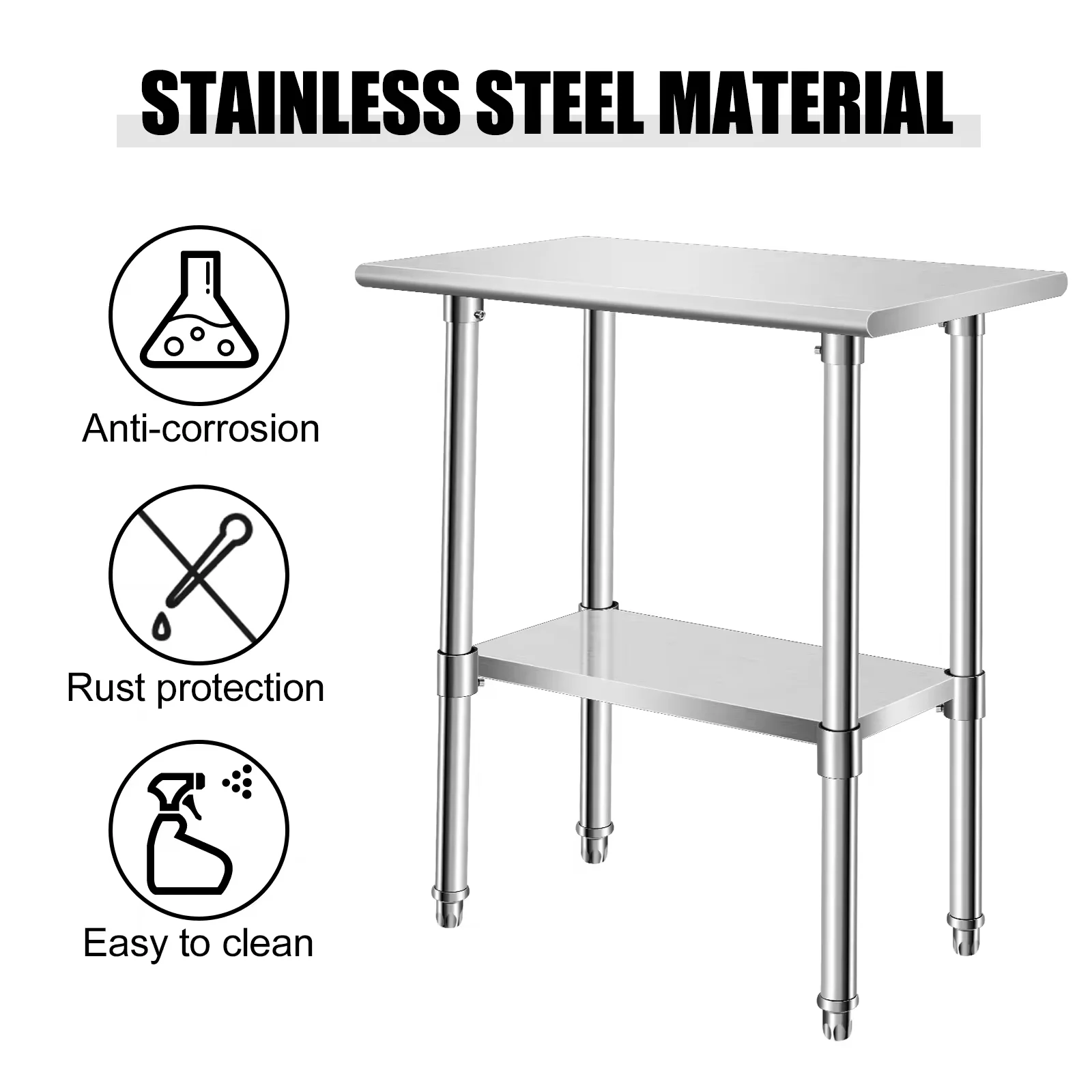 New Technology Kitchen Worktable Stainless Steel Industrial Custom Workbench With Cheapest Price
