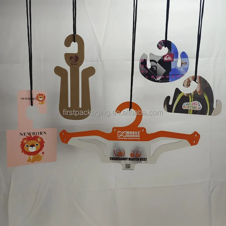 Custom cheap real estate paper cardboard printing knob hanging advertising flyer door hanger flyer for hotel