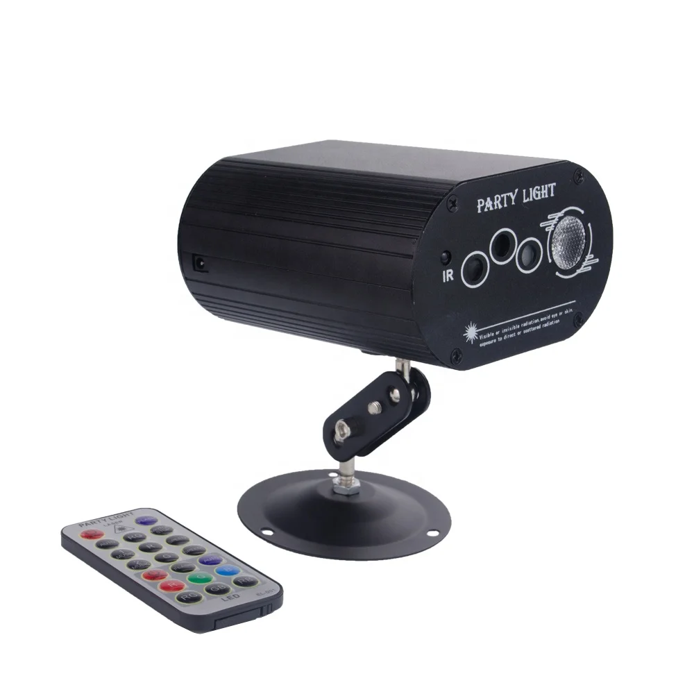 RGB Laser Professional Audio  Lens Projectors Twinking Star 48 Patterns LED Light