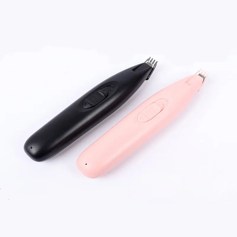 2024 Powerful Usb Cordless Cutting Electric Pet Dog Hair Trimmer for Ears Paws Eyes