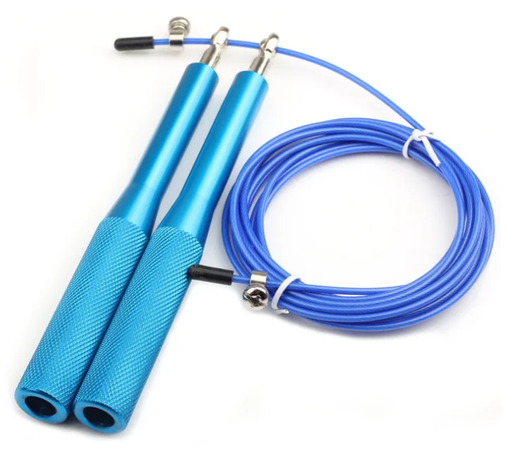 Hot Sale Adjustable Stainless Steel Wire Aluminum Handle speed Jump Skip Rope