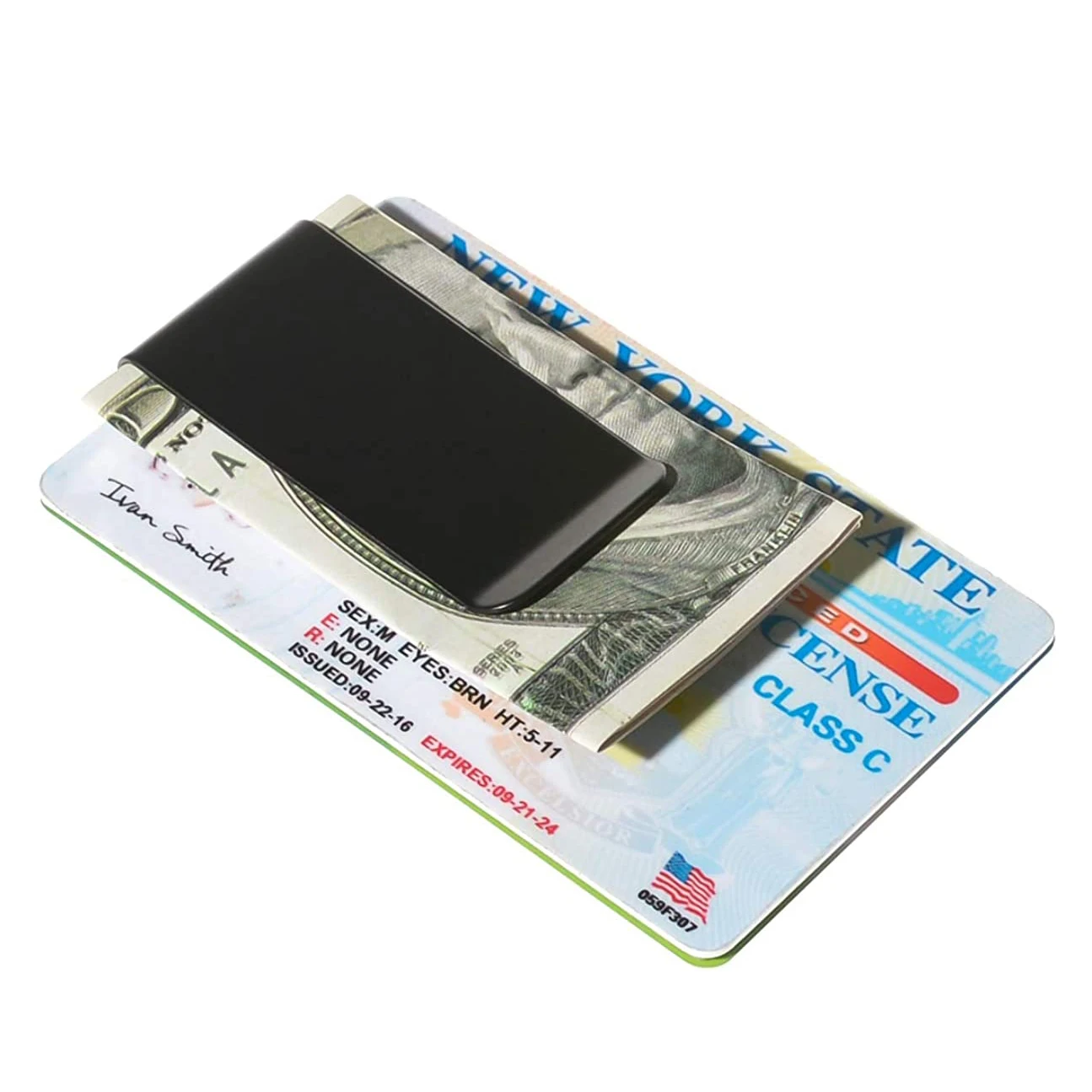 Wholesale LOGO Custom Made Accepted Precision Slim Stainless Steel Blank Money Clip For Sale