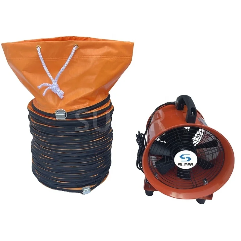 Wear and Tear Proof PVC Spiral Air Duct Hose Pipe for Factory Construction Site Waste Gas Exhausting