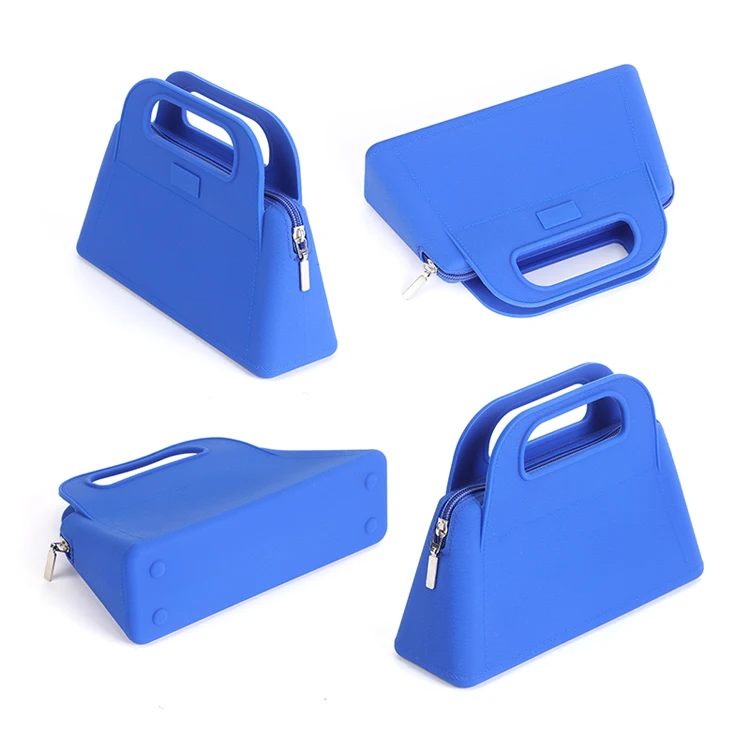 New Design Scented silicone clutch bag evening bags waterproof travel cosmetic bag