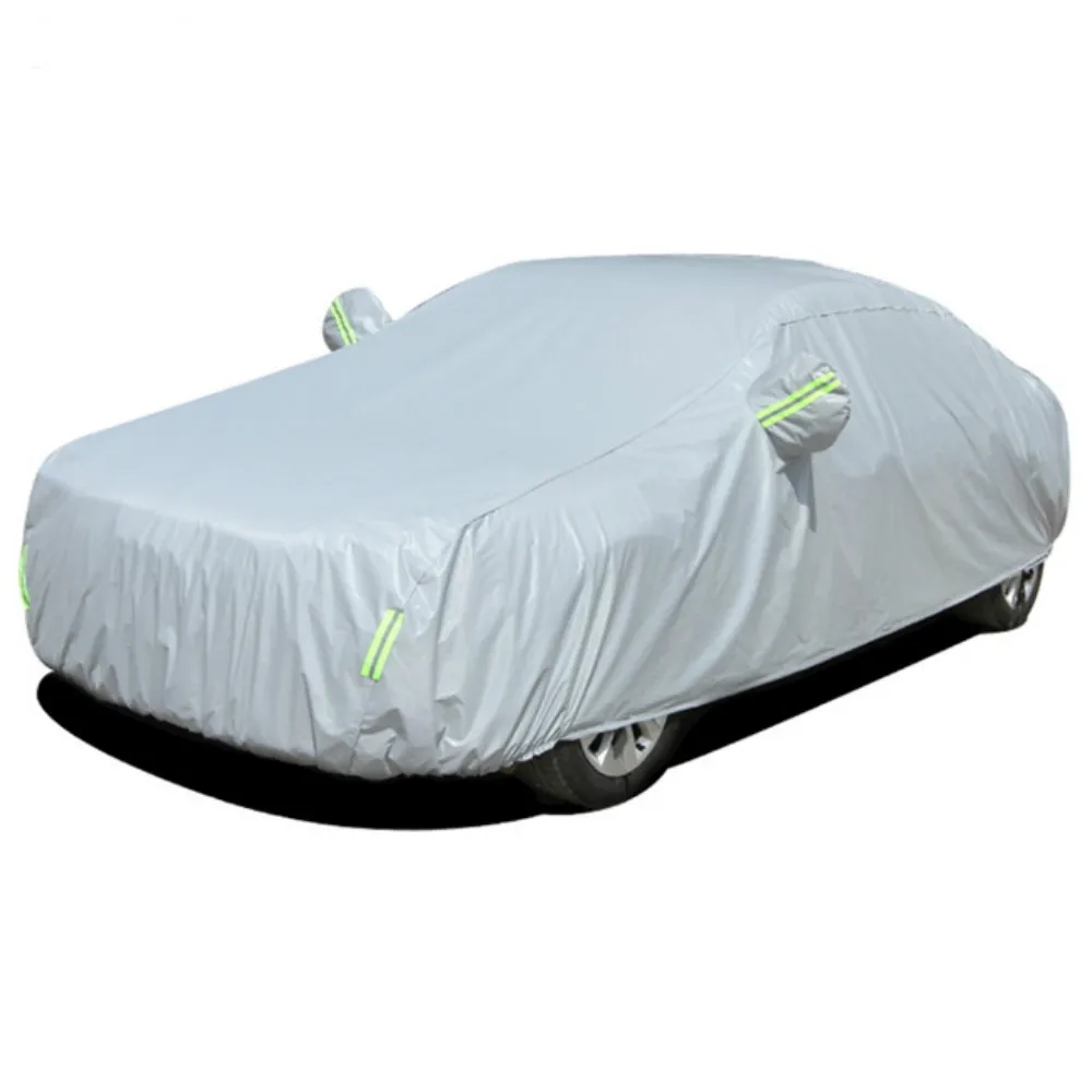 TIIKERI All Seasons High Quality Universal kayme car cover Waterproof All Weather with Lock and Zipper