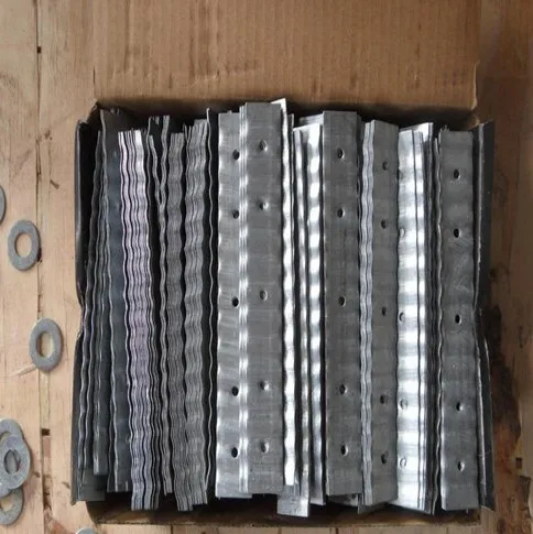GA 28 Masonry Corrugated Sheet Metal Anchors Galvanized Cavity Brick Wall Ties
