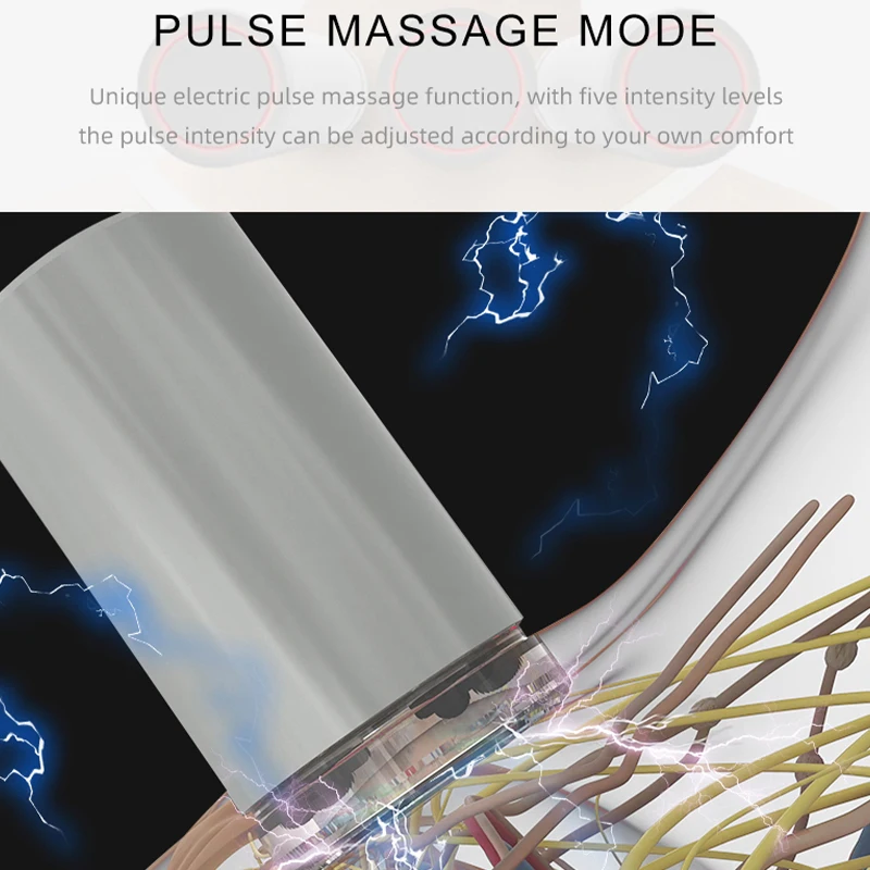 Trending Products 2024 New Arrivals Smart Cupping Therapy Vacuum Cupping Massager EMS Pulse Electric Cupping Equipment