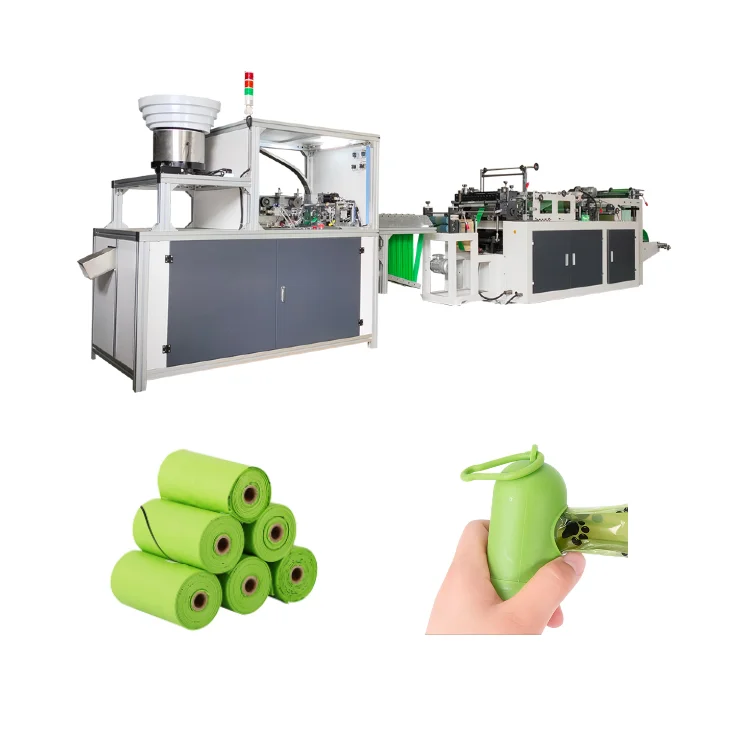 High Quality Fully Automatic Biodegradable Dog Poop Bag Making Machine Compostable Pet Poop Bags machines