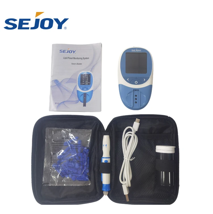Sejoy 5 in1 Test Kit Blood Lipid Profile Analyzer  Lipid Cholesterol Meter