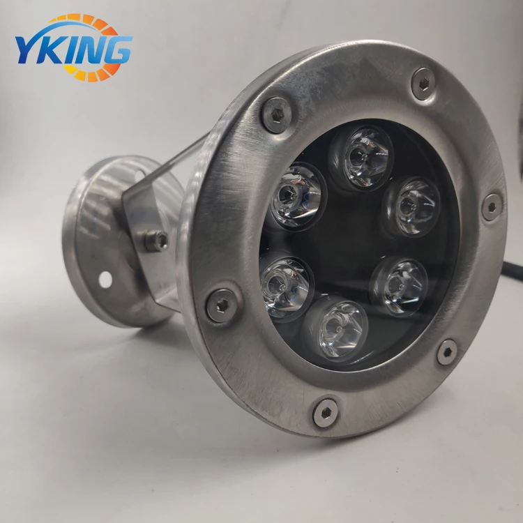  CE RoHS 304 нержавеющая сталь DC12V 6W IP68 Водонепроницаемый светодиодный кольцевой светильник DMX для
