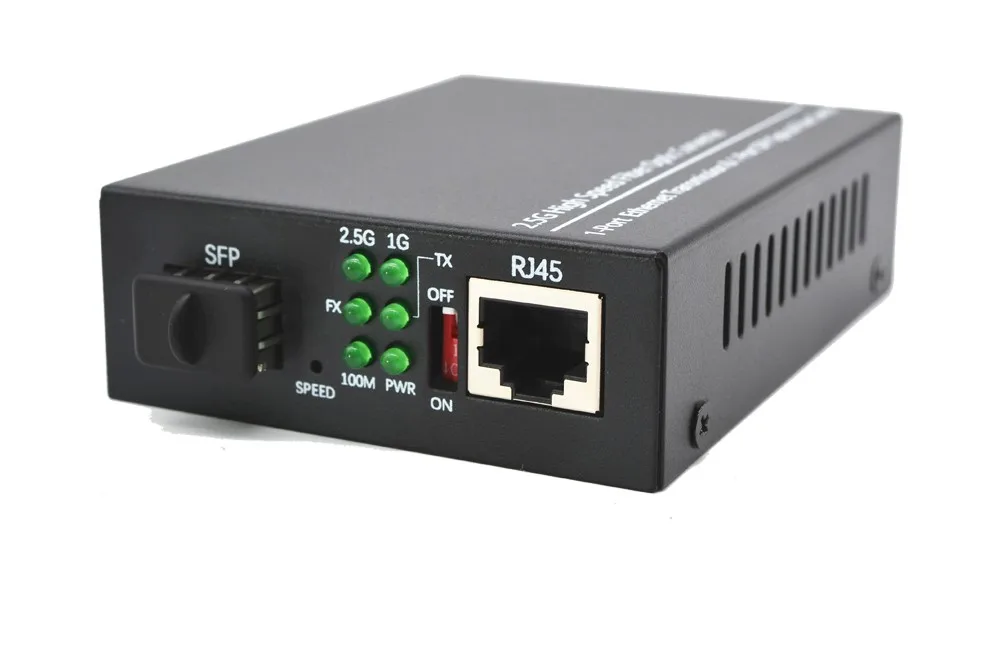 OEM 2 5G SFP медиаконвертер 100 м/1000 м/2 5 г RJ45 порт до 1 г/2 волоконный