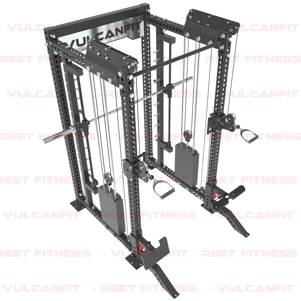 Commercial Gym Use Multi Function All In One Power Rack Cage