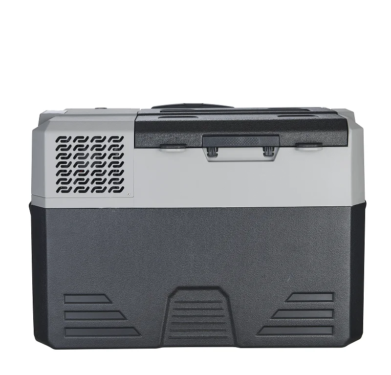 CoolRide Portable Cooler Freezer/Refrigerator Cooler AC/DC Compressor Electric Cooler Trolley Wheels for Truck RV Boat Party 52L