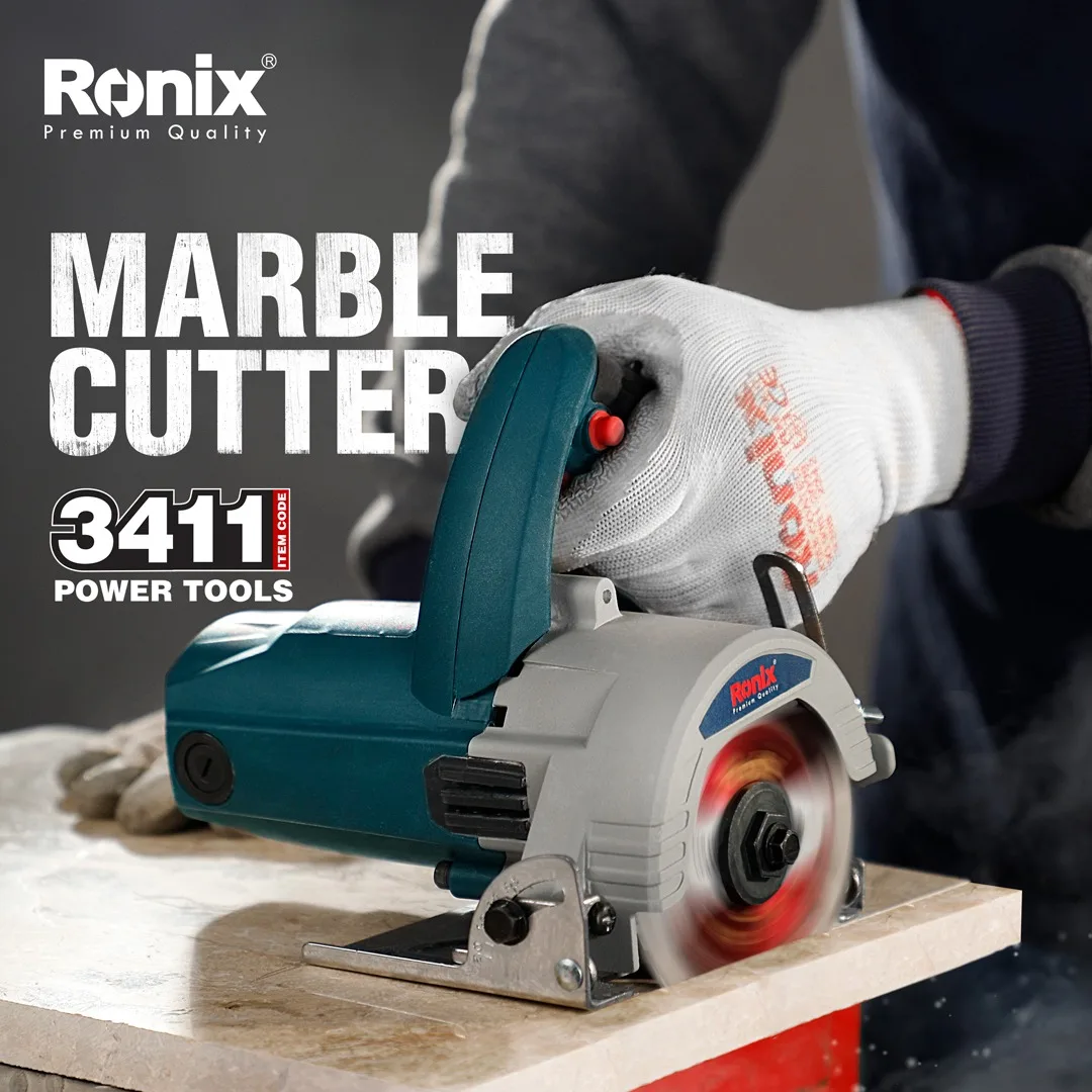 Ronix модель 3411 1500 Вт 115 мм портативный мини Ручной Камень Гранитный станок для резки электрического мрамора