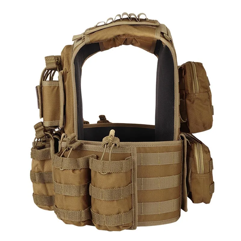 Multifunctional Waterproof Tactical Vest for Outdoor Survival Training Detachable and Reconfigurable Chest Vest