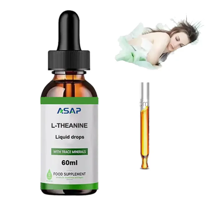 Private Label L-Theanine Liquid Sleep Supplement Green Tea Extract l Theanine Drops
