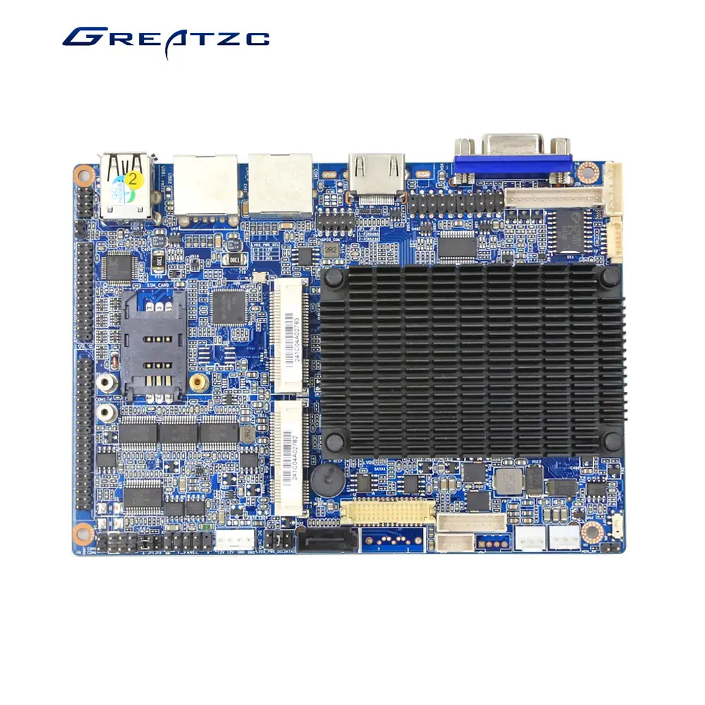 GREATZC ZC35-EN2807DL Onboard Dual-core N2807 CPU 3.5Inch Mini Fanless Embedded Industrial  Motherboard
