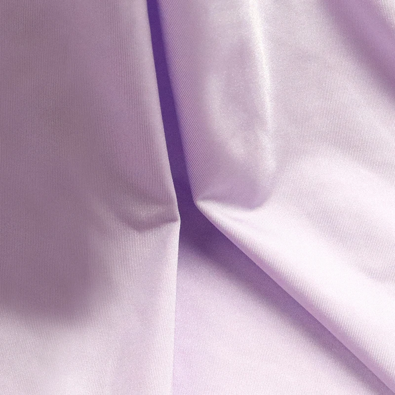 Single sided plain weave nylon 86% spandex 14% fabric 70/40N weft knitted glossy high elastic swimsuit fabric