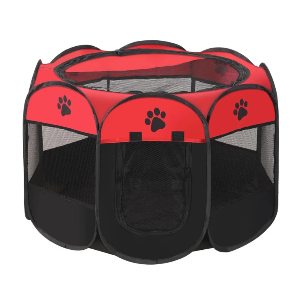 Portable Pet Playpen Multipurpose Dog Playpen Folding pet Tent Panels For Indoors Outdoors Games