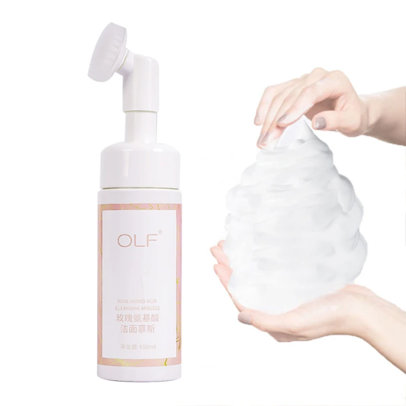 Private Label Professional Vegan Organic Face Wash Blackhead Acne Remover Foaming Hydrating Facial Cleanser For All Skin Types