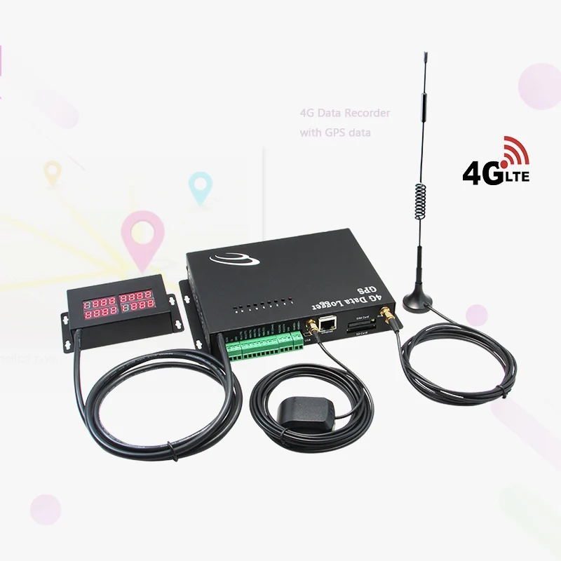 smart Temperature Humidity 4G Data Recorder lora gateway gps device