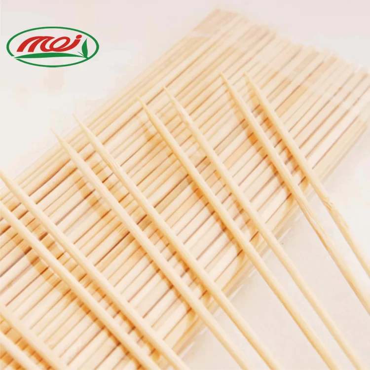 Outdoor Round Pointed Shape Corn Dog Bbq Bamboo Sticks