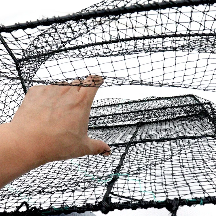 Best quality plastic coated crab cage Fishing Trap Lobster Crab foldable