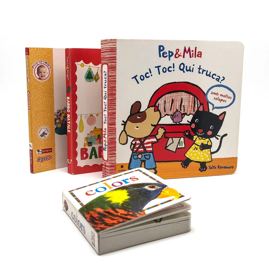 High Quality Educational Children Card Board Kid Custom Book Printing